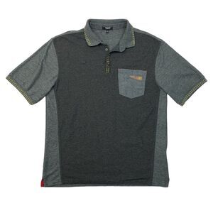 McDonalds Polo Shirt Mens L Large Gray Timeless Elements Employee Crew Uniform
